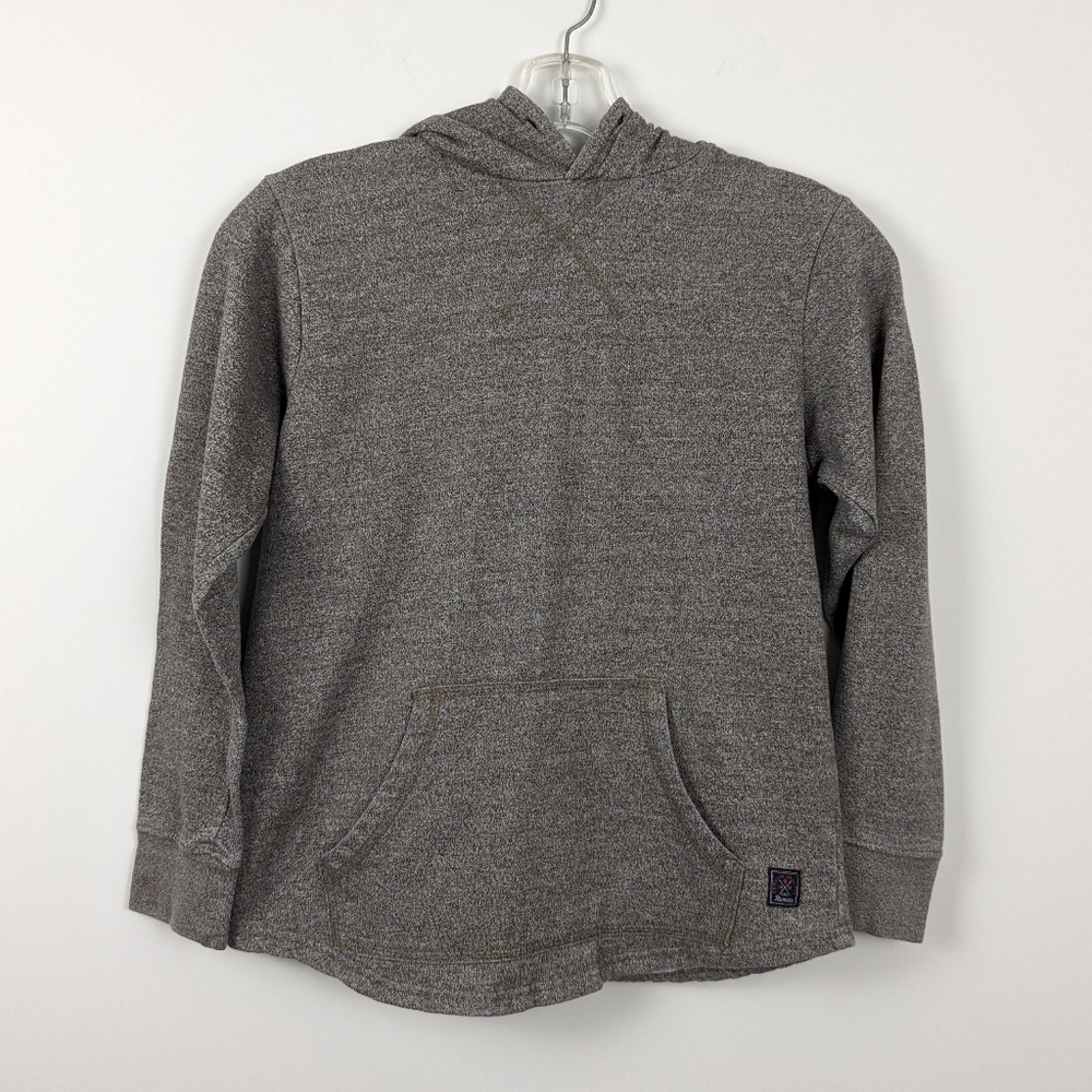 Rumors Original Heather Gray Cowl Neck Pullover Size Large Cotton Blend Gorpcore